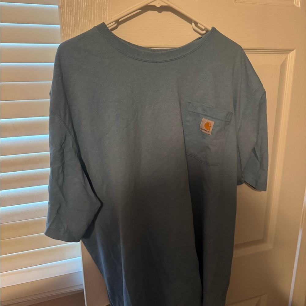 Carhartt Men's Light Blue Short Sleeve Tee